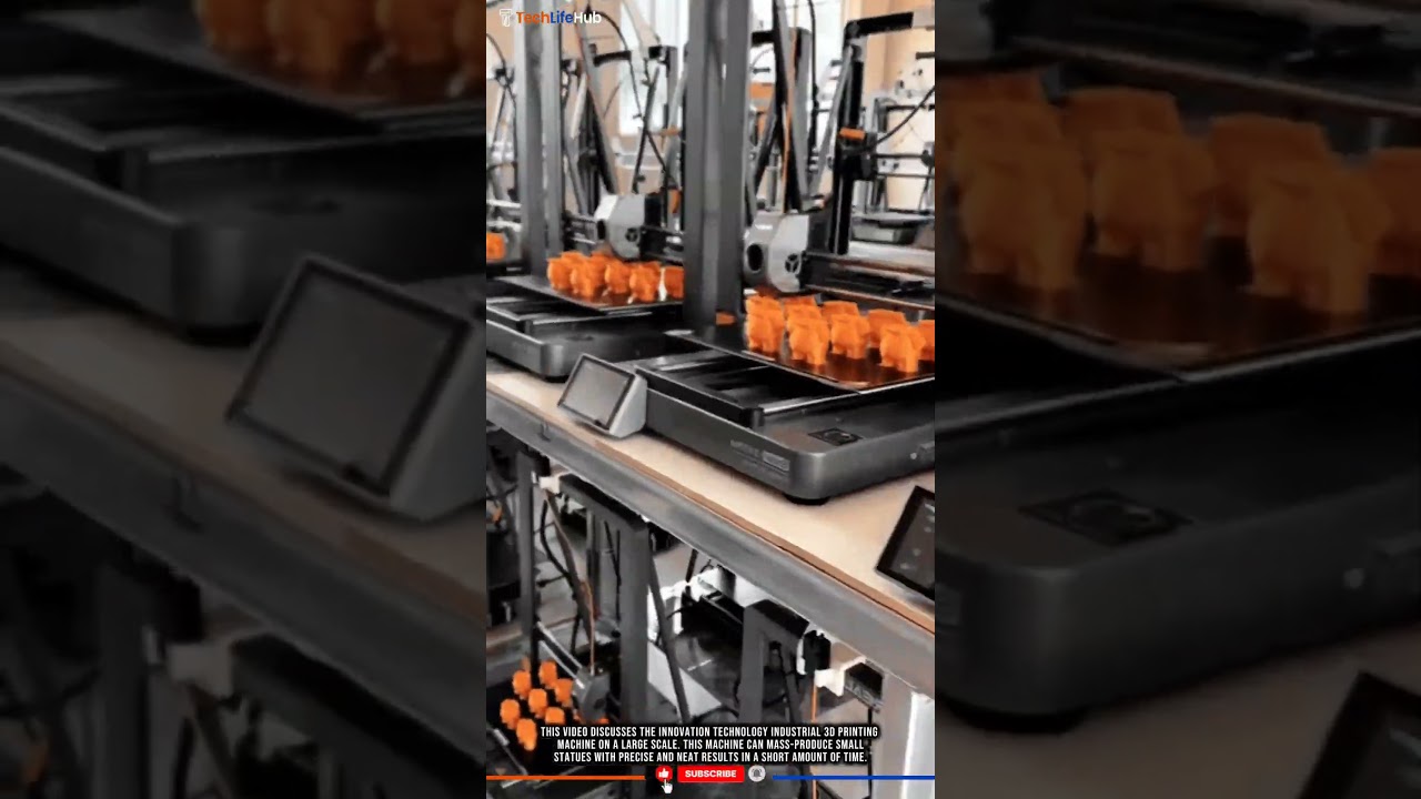 Innovation Technology Manufacturing: Automated 3D Printing Machine, Fast & Precise. 