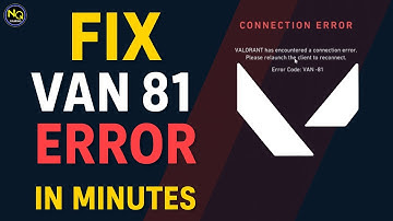 Fix VAN 81 Error in Valorant (2025) | Connection Error Solved in Minutes!