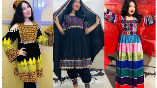 قشنگ ترین مدل لباس های گندی افغانی دست دوزی
