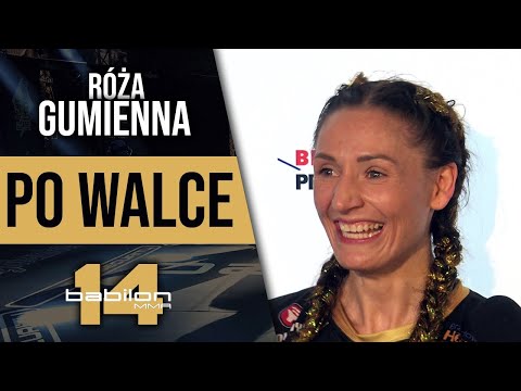 Róża Gumienna przez TKO pokonała Aldinę Seferović na Babilon MMA 14