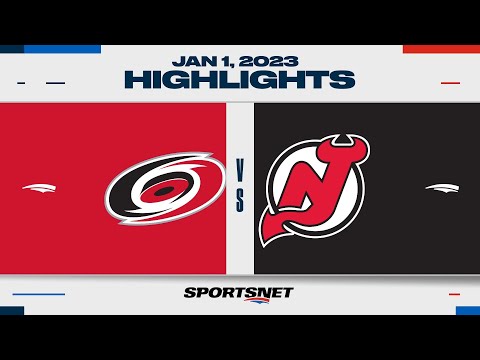 NHL Highlights | Hurricanes vs. Devils - January 1, 2023