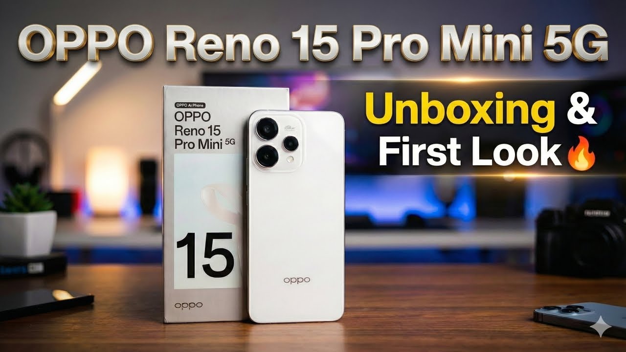OPPO Reno 15 Pro Mini 5G Unboxing & First Look 🔥 | 