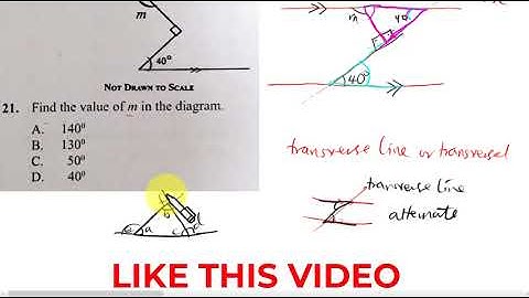 Plane Geometry (Angles and Straight Lines) | WASSCE 2023 | Core Mathematics | OBJ Q21 |  NIGERIA