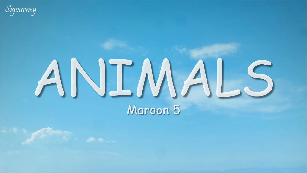 Maroon 5   Animals Lyrics