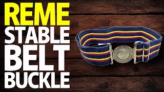 British REME Stable Belt and Buckle: History, Design, and Significance Explained