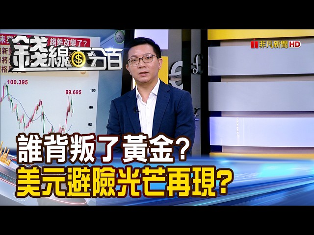 《誰背叛了黃金? 美元避險光芒再現?》【錢線百分百】20260311-9│非凡財經新聞│