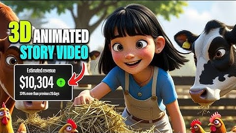 "Make $500/Day Creating 3D Animated Videos with FREE AI Tools!"#MakeMoneyWithAI #3DAnimationTutorial
