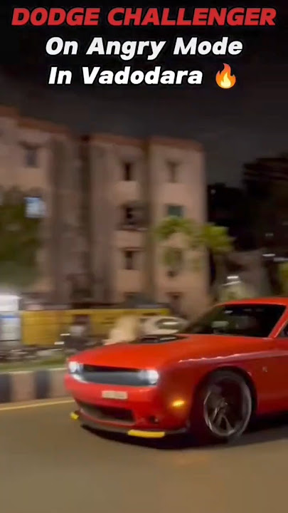 Dodge Challenger Roars on Indian Streets 🇮🇳 | Muscle Car Sound Madness!