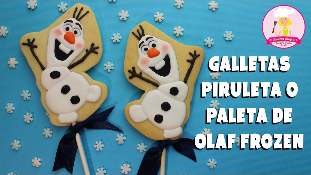 GALLETA DE OLAF FROZEN | CHICAS | ROYAL ICING | GALLETAS ALEGRA