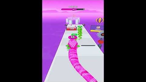 Snake Run Race 3D Running Game - Gameplay Walkthrough Part 1 Levels 1-20 (iOS, Android Gameplay)