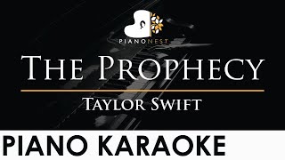 Taylor Swift - The Prophecy - Piano Karaoke Instrumental Cover with Lyrics Resimi
