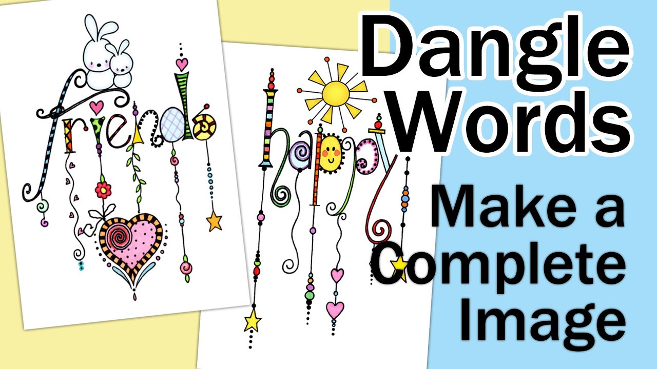 Dangle Words Make A Complete Design YouTube