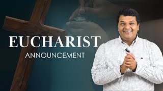 Eucharist Announcement