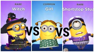 Minion Rush Witch Vs Girl Vs Shortstop Stuart