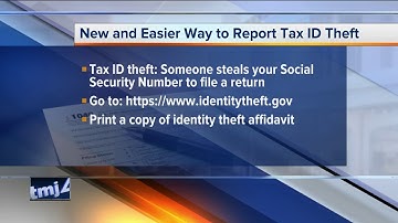 New and easier way to report tax identity theft