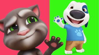 Talking Tom  Give High Fives   Cartoon for kids Kedoo Toons TV