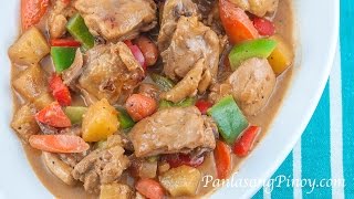 Pininyahang Manok sa Gata (Pineapple Chicken in Coconut Milk)