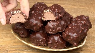 🍬Le dessert maison le plus rapide sans cuisson ni farine ! Pas de farine ni de gélatine !