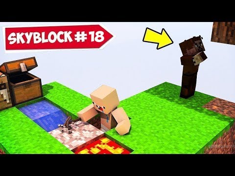 MİNECRAFT ama SKYBLOCK 18 😱 - Minecraft