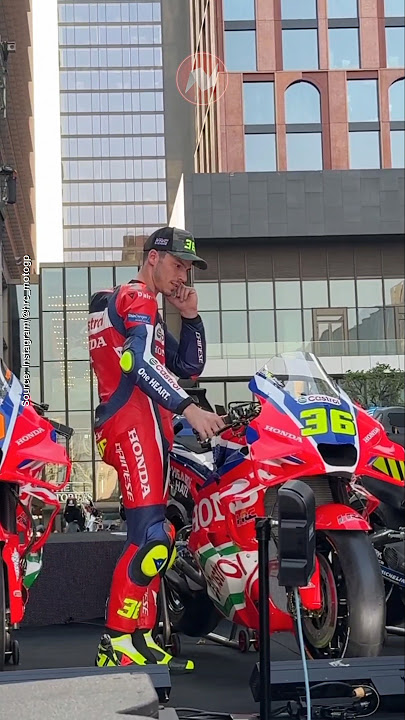 Joan Mir Shows the Sound of the Honda RC213V 🔊 | #motogp #joanmir #honda #hrc #motogptoday