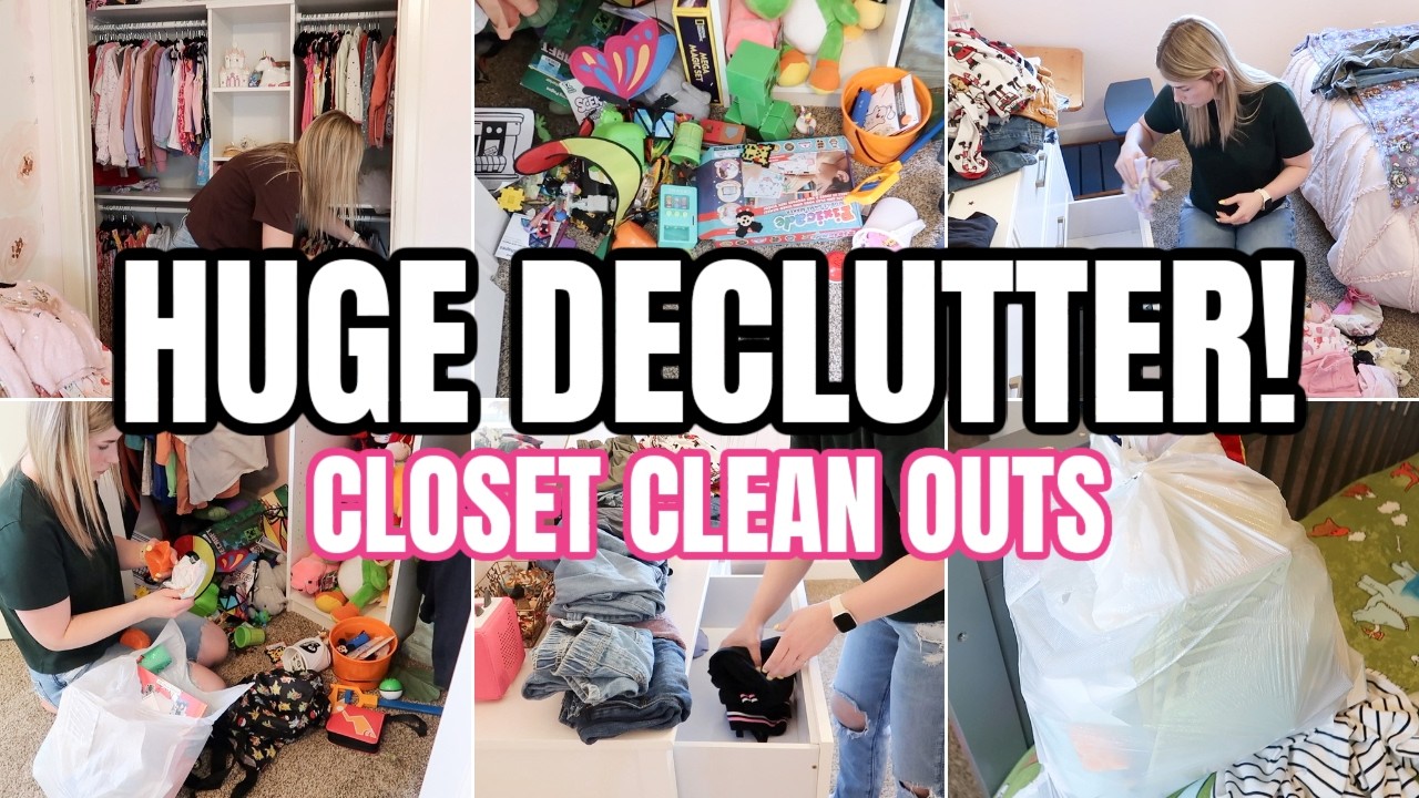 HUGE DECLUTTER & ORGANIZE WITH ME | DECLUTTERING & ORGANIZING MY ENTIRE ...