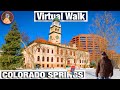 Colorado Springs Downtown Walking Tour - Walking Tours for Treadmill - 4K City Walks Virtual Walk