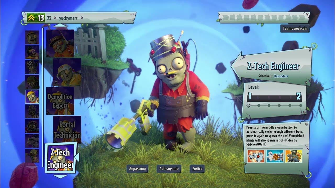 Plants vs Zombies Garden Warfare 2 Tech Engineer PvZ GW2 Mod YouTube