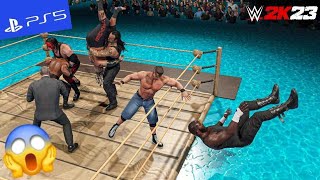 WWE 2K23 - 30 Man Water Royal Rumble Match | PS5