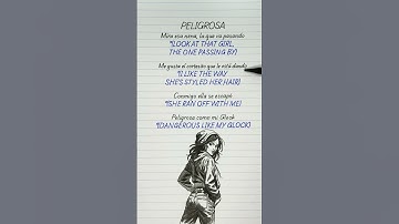 Thumbnail of 😈 PELIGROSA – FloyyMenor 🖤💥 (Lyrics + English Translation) Viral TikTok Song
