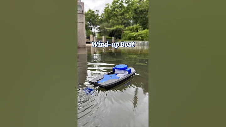 Amazing wind-up boat! #creality #3dprinting #diy #mechanic