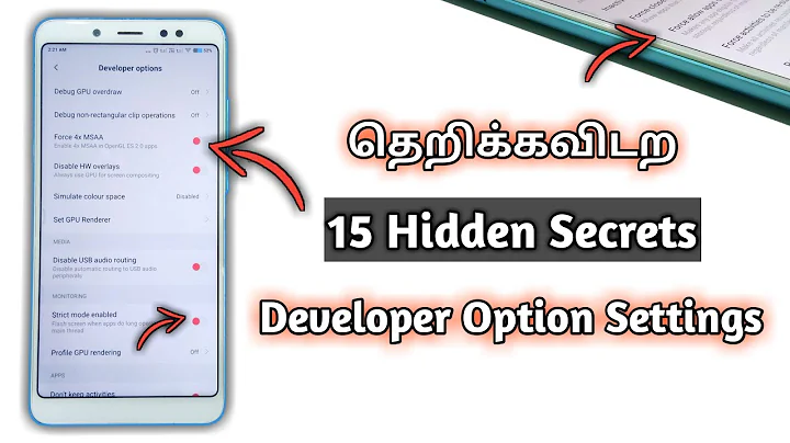 தெறிக்கவிடற Developer Options Secrets | 15 Hidden Features of Android Mobile Developer Options - DayDayNews