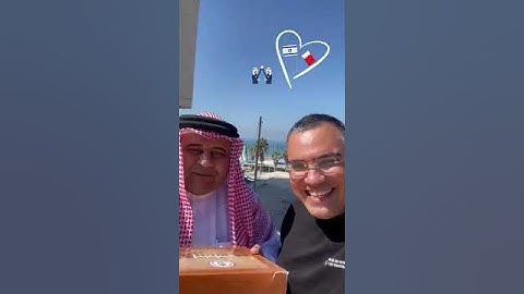 نورت إسرائيل ..صديقي البحريني الذي شرفني بزيارة #أفيخاي_أدرعي
