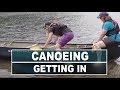 Ref:6xRWA9S0LEM How to get into and out of a canoe smoothly and safely