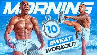 10 MINUTE MORNING WORKOUT [GET WARM AND SWEAT] screenshot 1