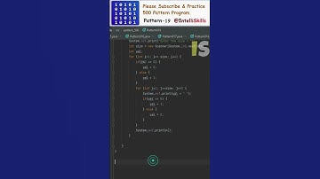 Java Pattern-19 | 500 Java Pattern Programs #shorts #java #coding #programming