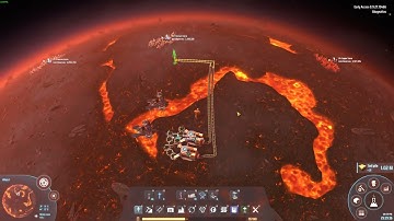 Dyson Sphere Program EA 0 9 45 Starting to mine the Lava Planet and Geothermal Power