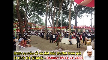 Đặt tiệc buffet ở Hà Giang 0911212468