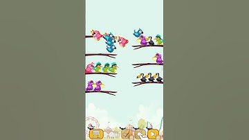 bird sort color🐦🐧 #gaming #funny #birds #colors #shorts #shortvideo