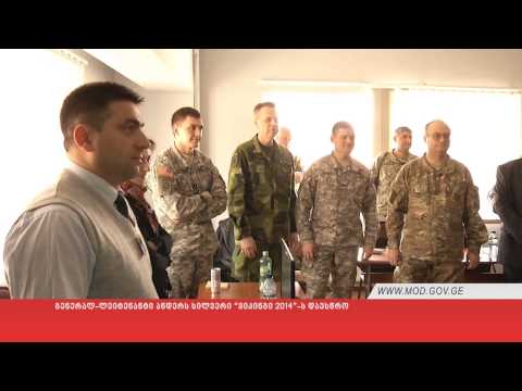 გენერალ-ლეიტენანტი ანდერს სილვერი \"ვიკინგი 2014\"-ს დაესწრო