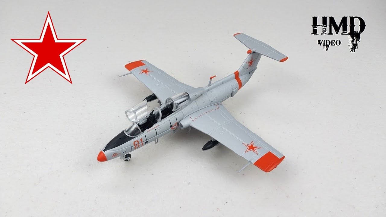 Aero L-29 Delfin Jet, Soviet Russian Air Force, Herpa 1:72 Diecast