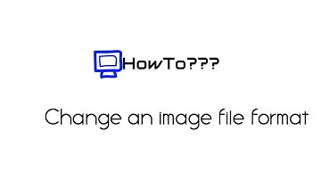 How to change an image file format | No software required
