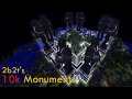 The History of 2b2t&#39;s 10k Spawn Monuments