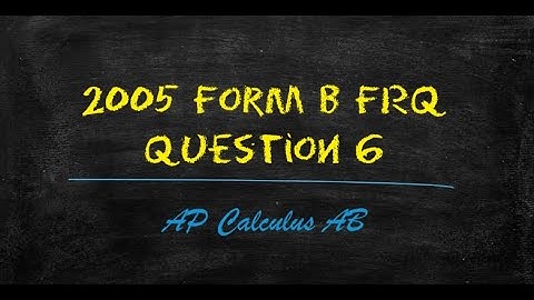 CAB   2005 Form B Q6