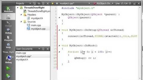 C   Qt 35   QThread part 6   Threading done correctly in Qt