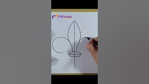 How to Draw a Fleur De Lis Easy in Less Than One Minutes