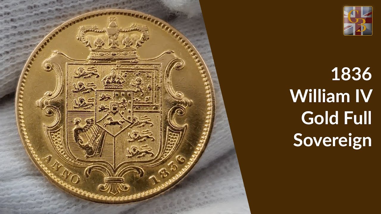 1836 William IV Gold Full Sovereign 🛡️