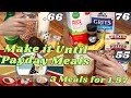 Extreme budget meals for 76 cents or less per serving