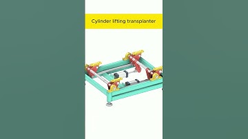 Cylinder Lifting #cad #engineering #fusion360 #mechanical #mechanism #3ddesign #cad