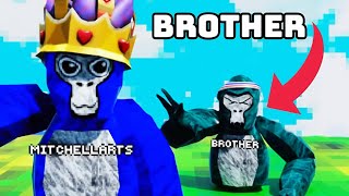 I FINALLY Tried Teaching My Brother Gorilla Tag