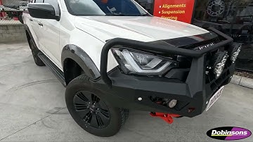 Isuzu DMAX Dobinsons IMS Monotube Suspension/Bullbar Install